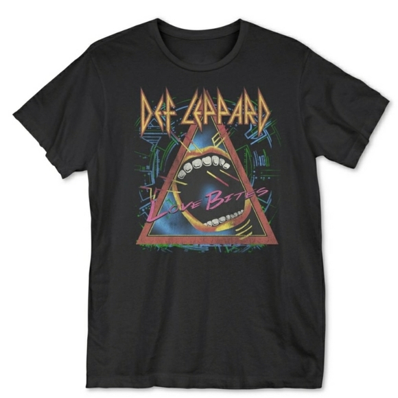 Goodie 2 Sleeves Other - Mens Def Leppard Graphic Crew Neck T-Shirt

M